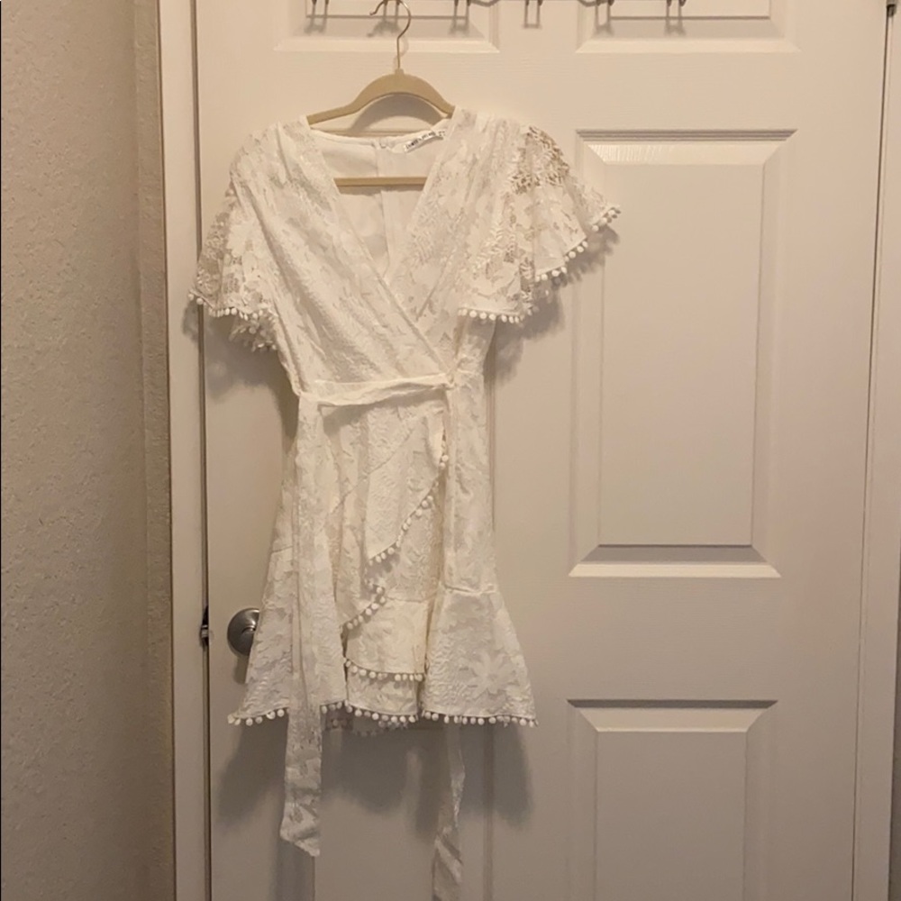 NWT White lace dress.